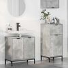 vidaXL Bathroom Furniture Set 2 pcs Concrete grey 39.5 x 36 x 88 cm