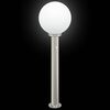 vidaXL Bollard Lights with Sensor 3 pcs 80 cm Stainless Steel IP44