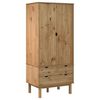 vidaXL Wardrobe | Solid pinewood, engineered wood | Large | Wardrobe