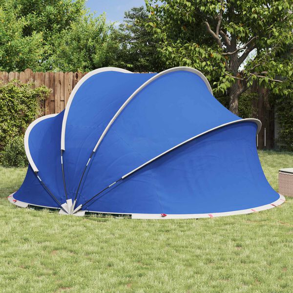 vidaXL Pool Dome Folding Manual Green 405 x 405 x 192 cm