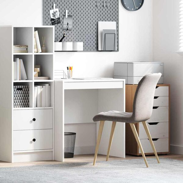 vidaXL Desk White 70 x 50 x 76 cm Engineered wood