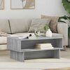 vidaXL Coffee Table Grey Sonoma 80 x 46 x 35 cm Engineered Wood