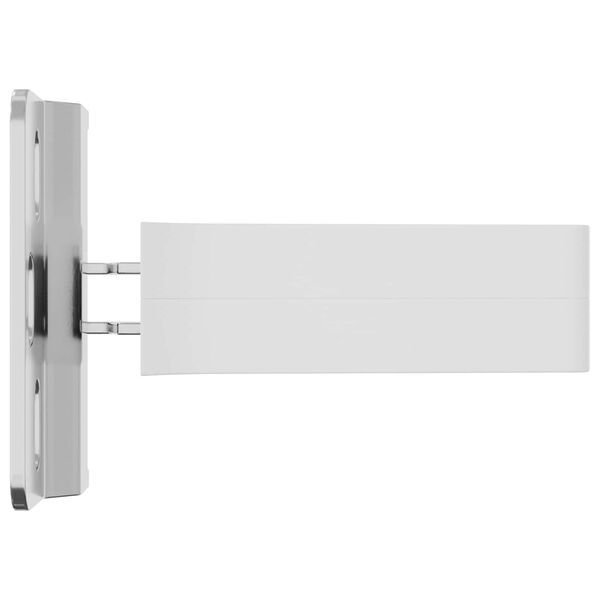 vidaXL Cabinet Hanging Bracket 2 pcs White 70 x 46 x 19 mm