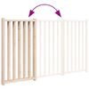 vidaXL Dog Gate Foldable 3 Panels 150 cm Solid Wood Fir
