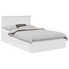 vidaXL Storage Bed with Headboard White 120 x 190 cm Engineered Wood