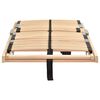 vidaXL Slatted Bed Base Brown 70 x 190 cm Solid Beech Wood