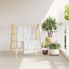 vidaXL Double Towel Ladder with 4 Rungs 90x50x100 cm Bamboo