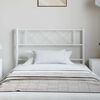 vidaXL Metal Headboard White 100 cm