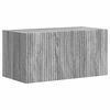 vidaXL TV Cabinet Set Wall-mounted 2 pcs Grey Sonoma Engineered Wood