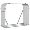 vidaXL Log Holder Silver 120x45x100 cm Galvanised Steel