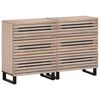 vidaXL Sideboards 2 pcs 60x34x75 cm Solid Wood Mango