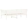 vidaXL Day Bed without Mattress White 90x190 cm Single Solid Wood Pine