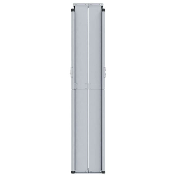 vidaXL Retractable Side Awning Brown 220x1200 cm