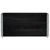 vidaXL Garden Planter Black 120x80 cm Solid Wood Pine