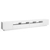 vidaXL TV Cabinet with LED Lights White 300x35x40 cm