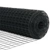 vidaXL Euro Fence Grey 1.5 x 10 m PVC-coated iron