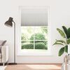 vidaXL Pleated Blind Light Grey 115x200 cm Fabric Width 114.4 cm Polyester