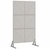 vidaXL Privacy Screen Grey 100 x 50 x 180 cm Steel