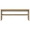 vidaXL TV Cabinet Sonoma Oak 100 x 30 x 40 cm Engineered Wood