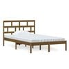 vidaXL Bed Frame without Mattress Honey Brown Solid Wood 120x200 cm
