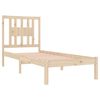 vidaXL Bed Frame without Mattress Solid Wood Single