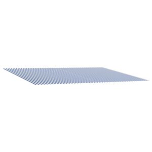 vidaXL Awning Replacement Fabric Blue and White 350 x 200 cm Polyester