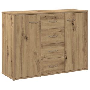vidaXL Sideboard Artisan Oak 88x30x64 cm Engineered Wood