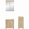 vidaXL Bathroom Furniture Set TULUM Sonoma Oak Engineered Wood