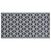 vidaXL Outdoor Carpet ARAKIL Black 120x180 cm PP