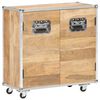 vidaXL Sideboard with 2 Doors 70x30x69 cm Solid Mango Wood