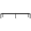 vidaXL Metal Bed Frame without Mattress Black 75x190cm