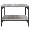 vidaXL Coffee Table Grey Sonoma 55x55x40 cm Engineered Wood