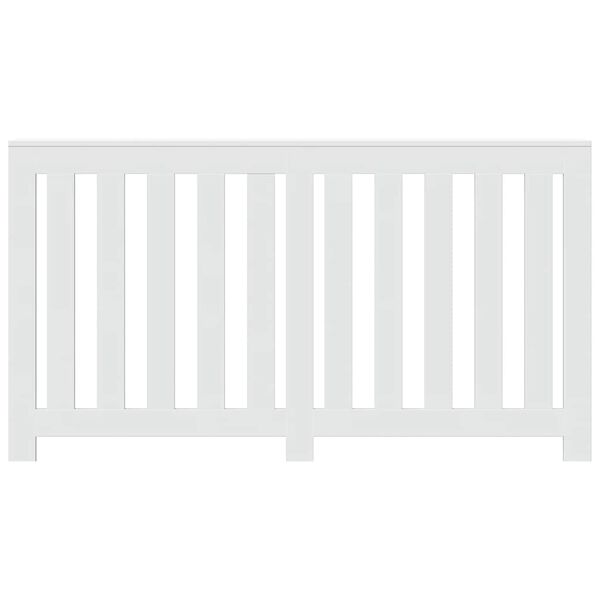 vidaXL Radiator Cover White 149x20x82 cm Engineered Wood