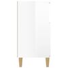 vidaXL Sideboard High Gloss White 60x35x70 cm Engineered Wood