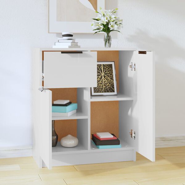 vidaXL Sideboard White 60x30x70 cm Engineered Wood