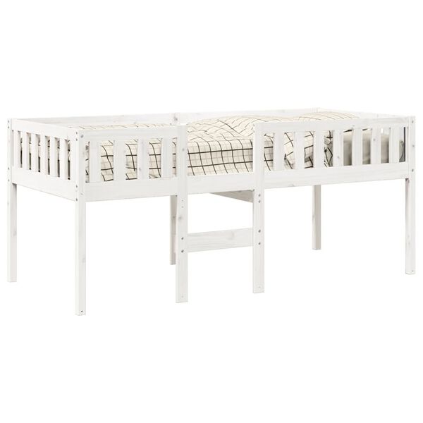 vidaXL Children's Bed without Mattress White 90x190 cm Solid Wood Pine