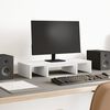 vidaXL Monitor Stand Adjustable White 60x24x10.5 cm Engineered Wood