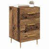 vidaXL Bedside Cabinet Old Wood 40 x 40 x 66 cm Engineered Wood