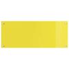 vidaXL Kitchen Backsplash 2 pcs Yellow 100 x 40 cm Tempered Glass