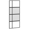 vidaXL Sliding Door with Hardware Set 90x205 cm Tempered Glass and Aluminium