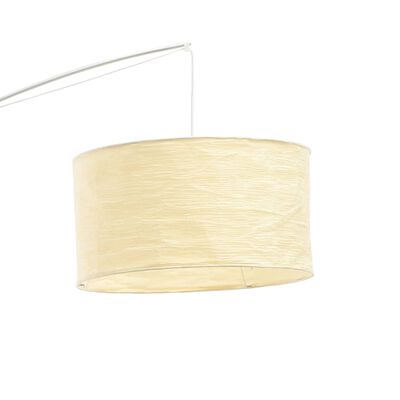 vidaXL Floor Lamp Adjustable 192 cm Beige