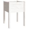 vidaXL Garden Planter White 50x50x70 cm Solid Pinewood