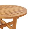 vidaXL Garden Bar Table Ø60x105 cm Solid Wood Acacia