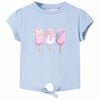 vidaXL Kids' T-shirt Blue 128