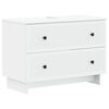 vidaXL Bathroom Sink Cabinet EDE White 82 x 41x 59 cm Engineered Wood