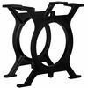 vidaXL Coffee Table Leg | Set of 2 | Black | Cast Iron | Medium