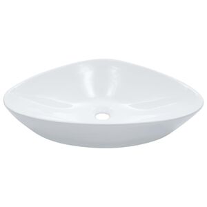 vidaXL Wash Basin 58.5x39x14 cm Ceramic White