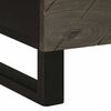 vidaXL Bedside Cabinets 2 pcs Black 40x33x46 cm Solid Wood Mango
