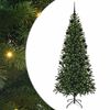 vidaXL Artificial Christmas Tree Green 210 cm PE and PVC