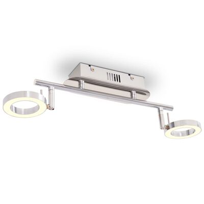 vidaXL LED Wall / Ceiling Lamp with 2 Lights Warm White